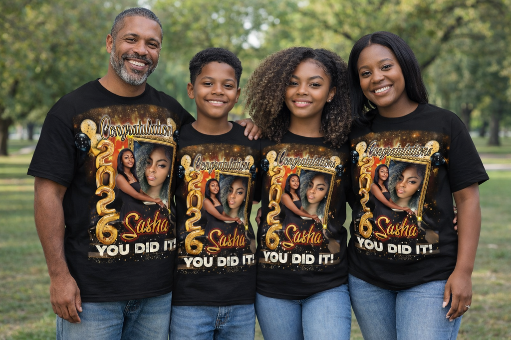 Proud Family Graduation Shirt – “You Did It” Celebration Tee