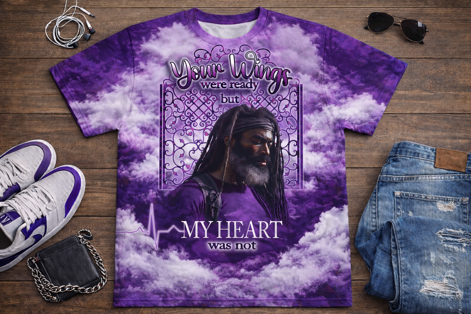Your Wings Were Ready But My Heart Was Not Memorial Shirt