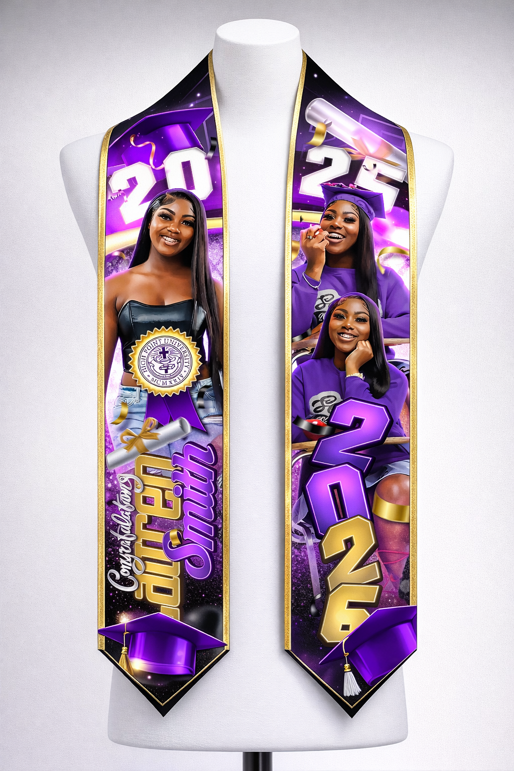 70" Custom Graduation Stole